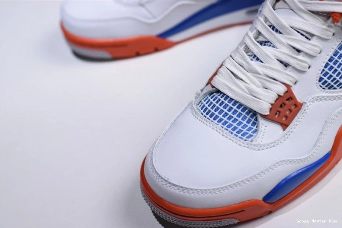 Blue Jordan Bright 4 308497-171 Crimson-Royal White Air 0817